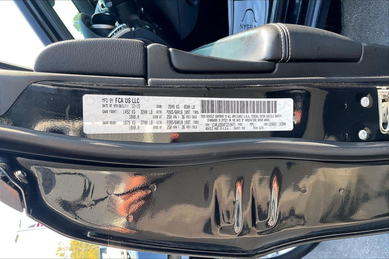 2015 Jeep Grand Cherokee Limited