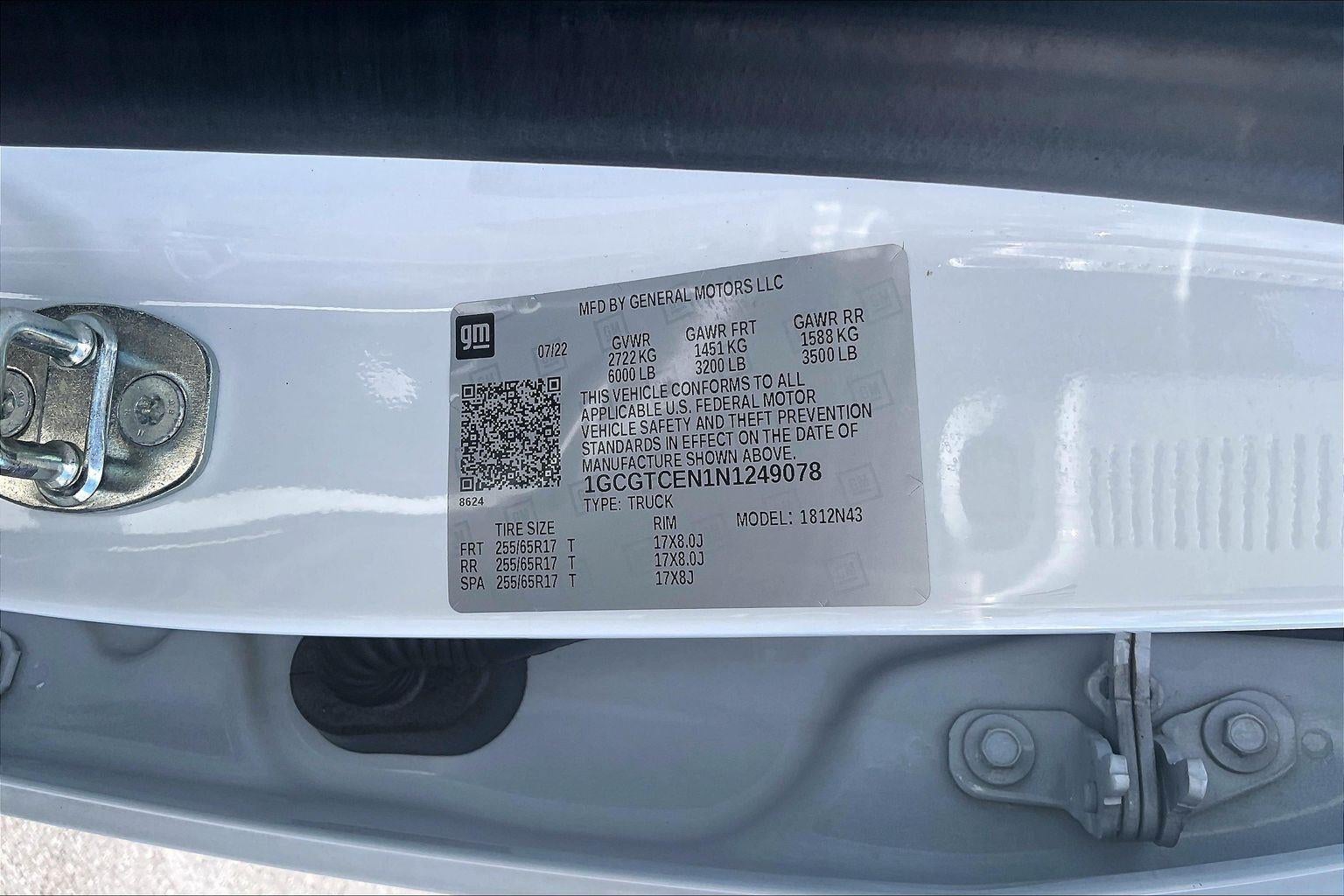 2022 Chevrolet Colorado 4WD LT