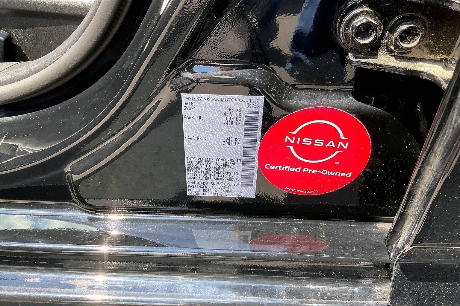 2025 Nissan Altima SV