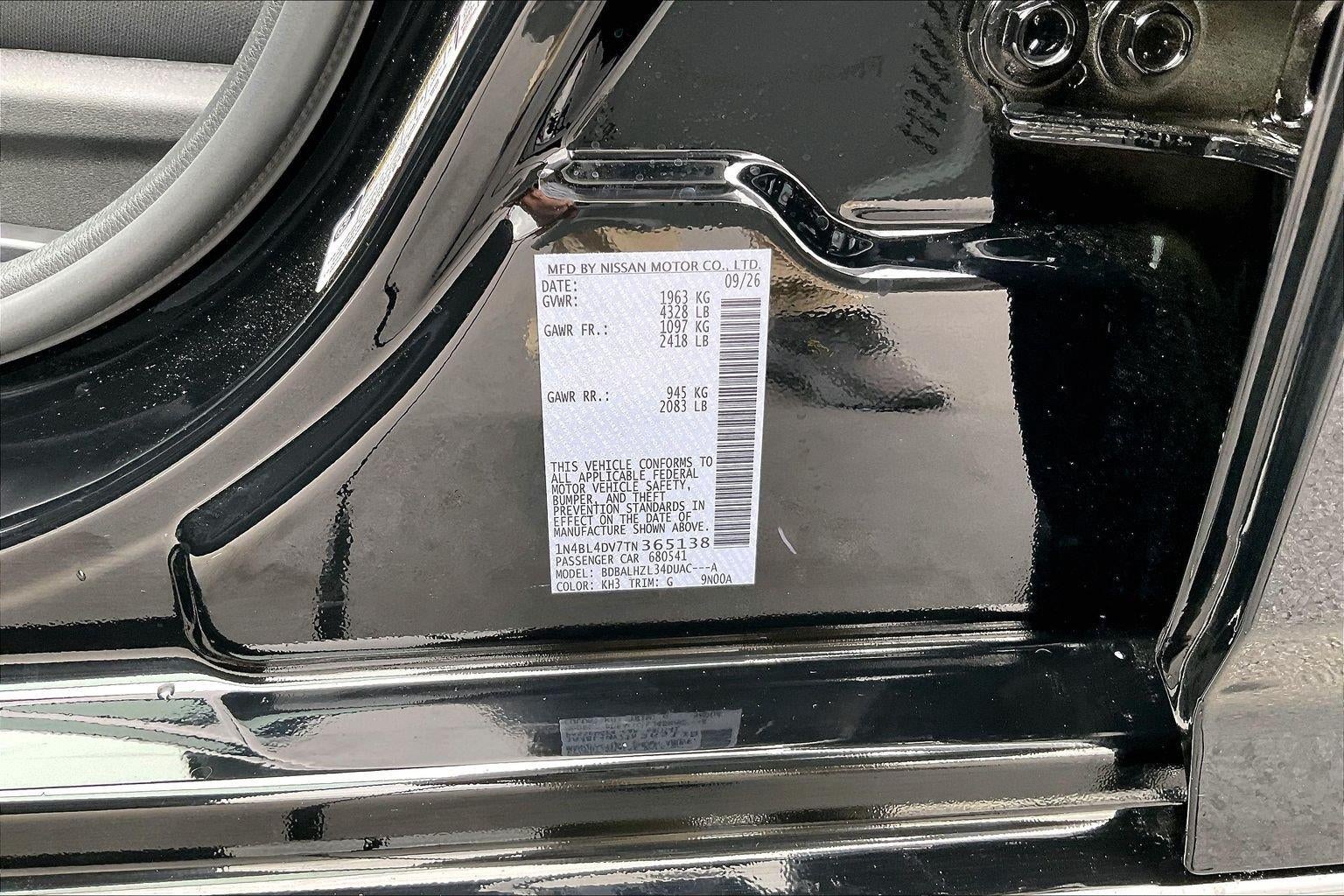 2026 Nissan Altima SV