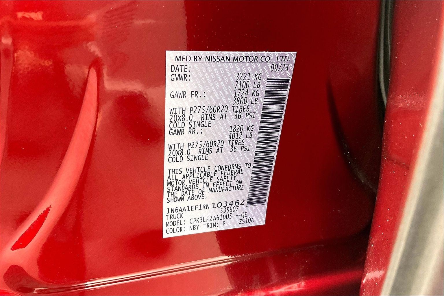 2024 Nissan Titan Platinum Reserve