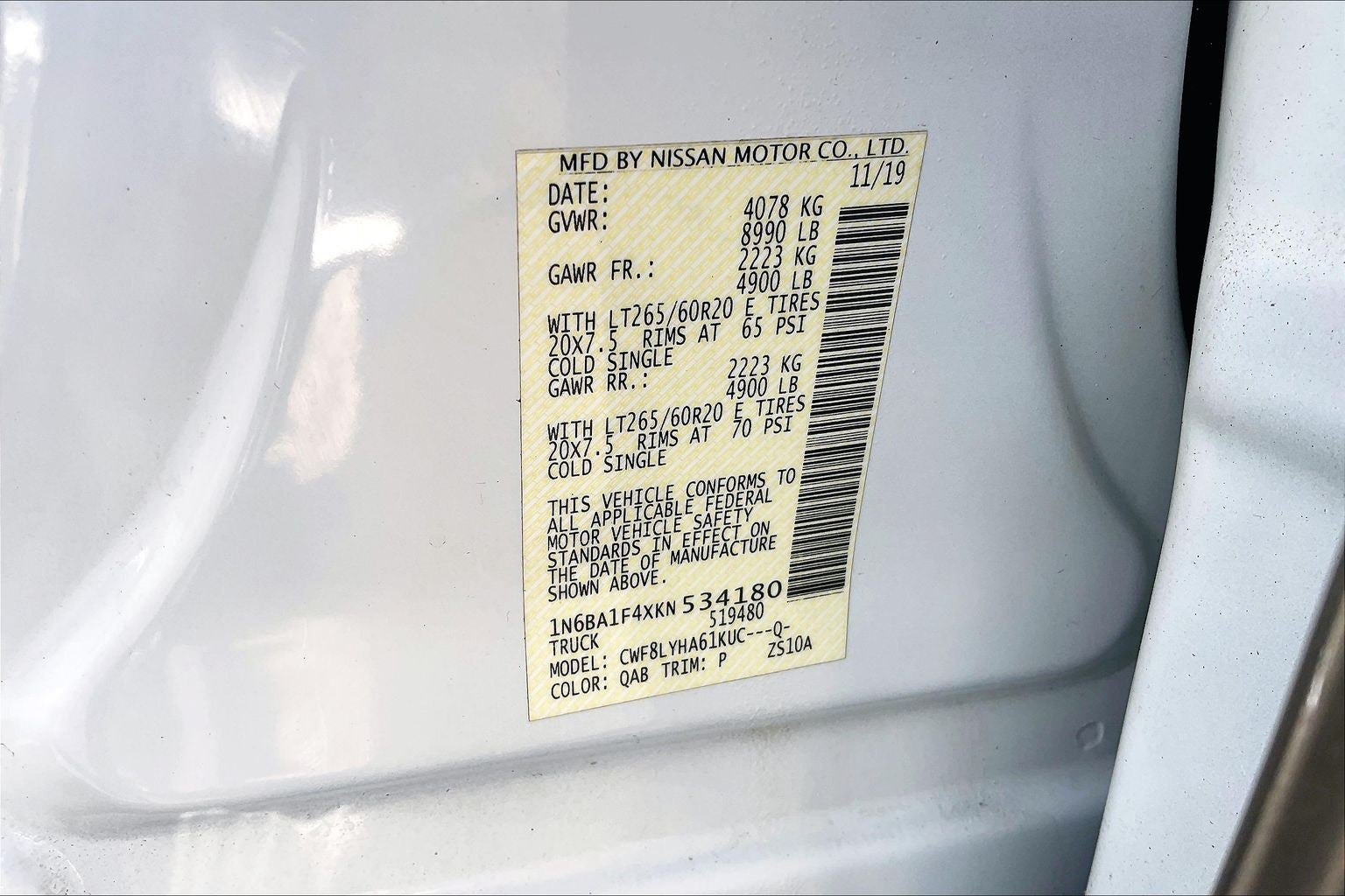 2019 Nissan Titan XD Platinum Reserve