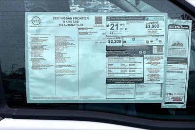 2027 Nissan Frontier S
