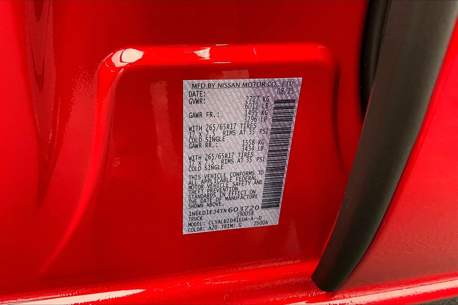 2026 Nissan Frontier SV