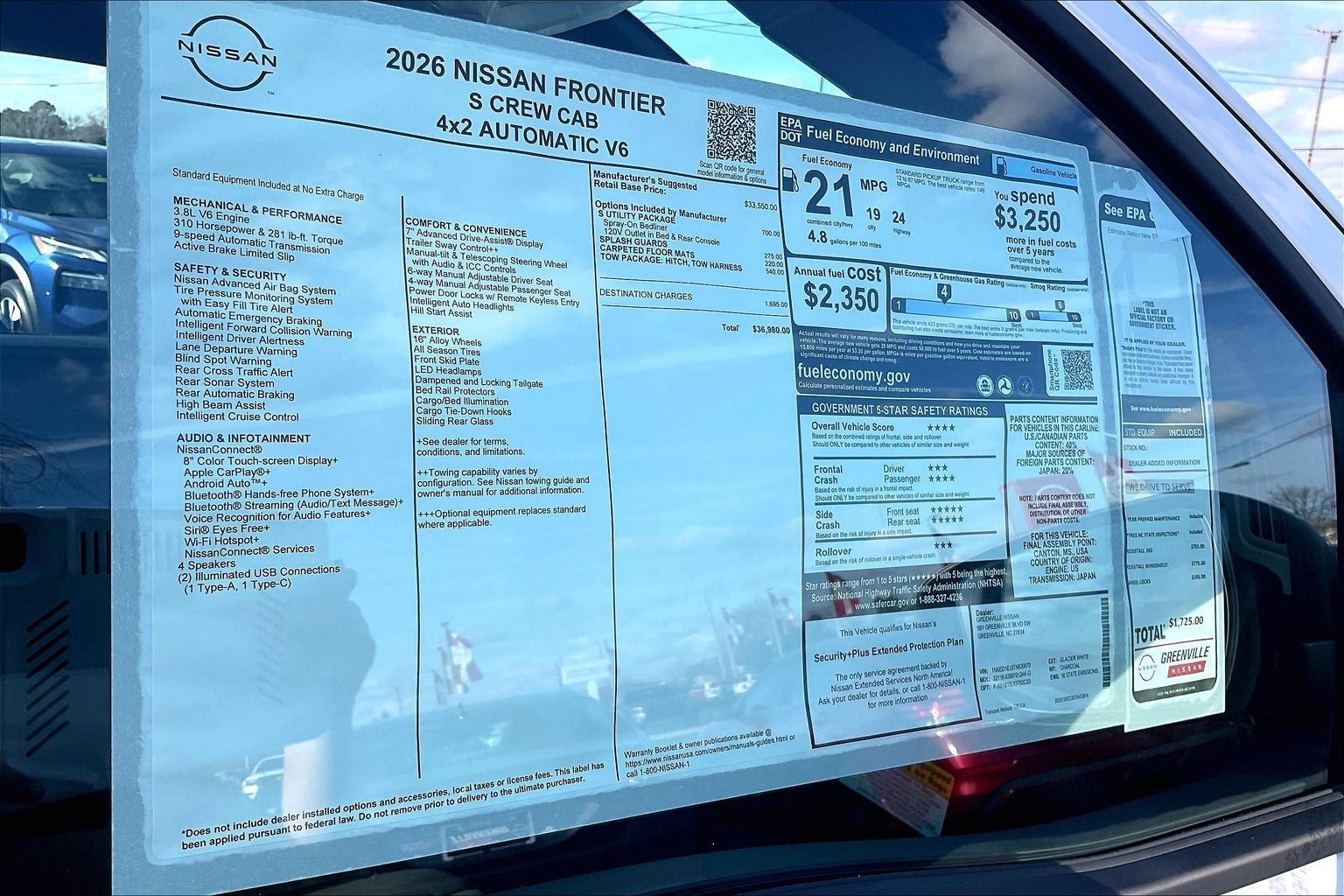 2026 Nissan Frontier S