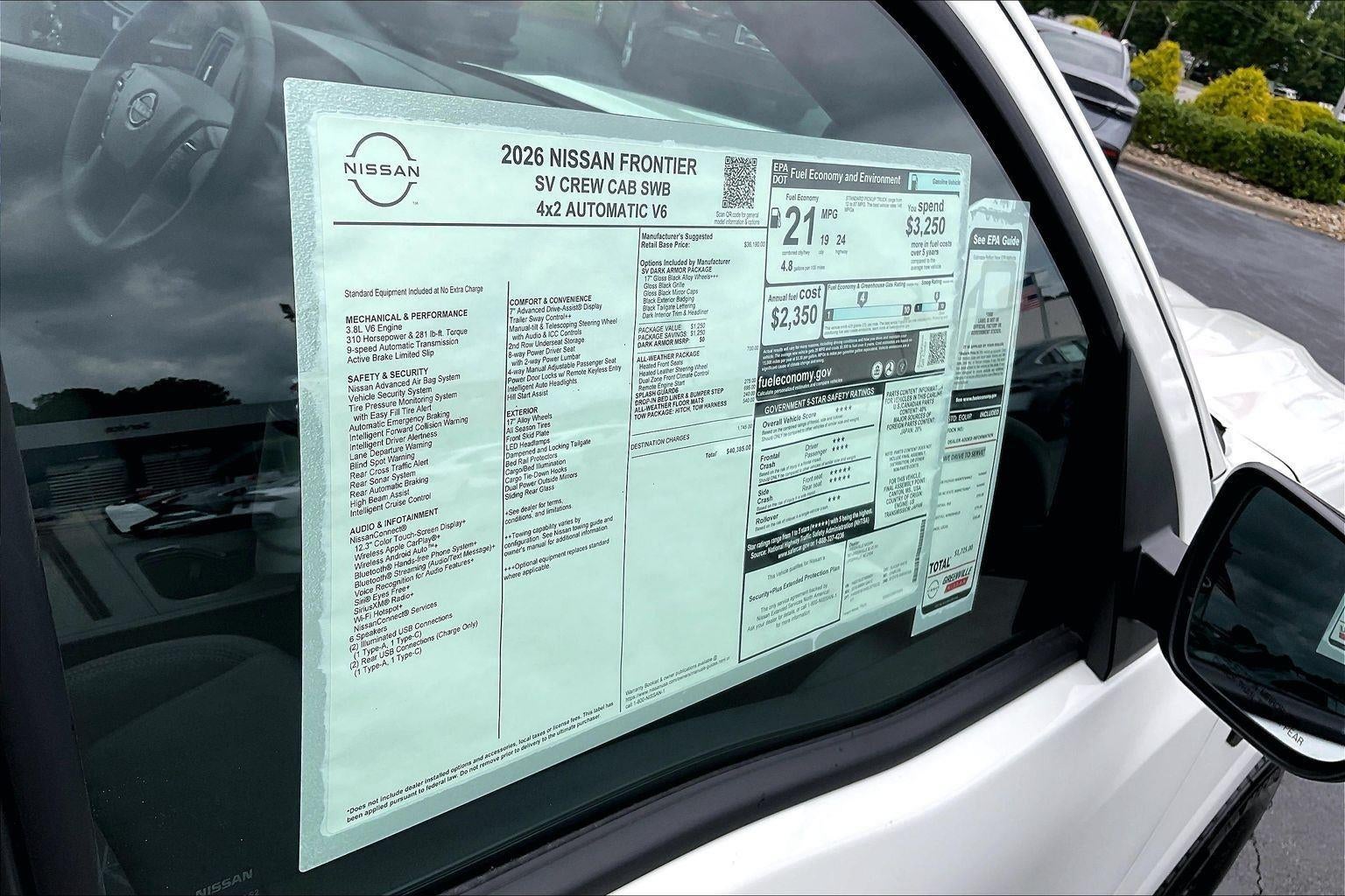 2026 Nissan Frontier SV