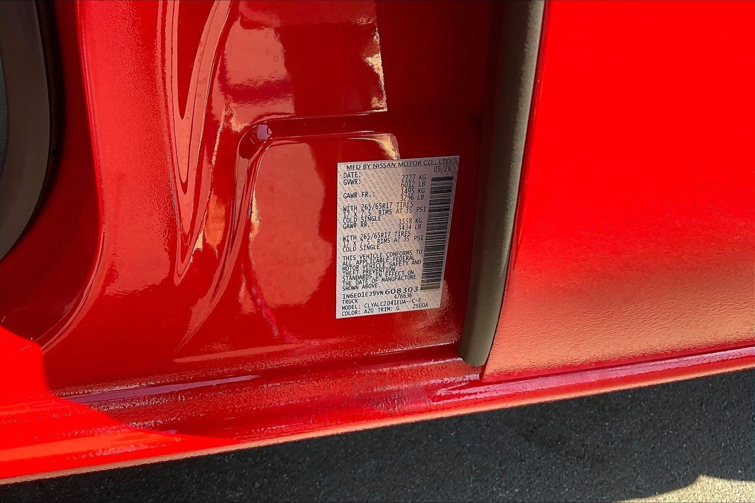 2027 Nissan Frontier SV
