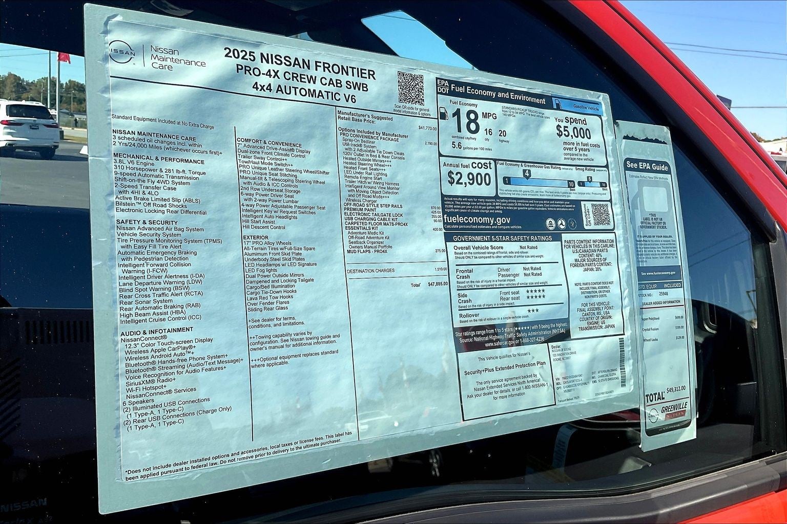 2025 Nissan Frontier PRO-4X