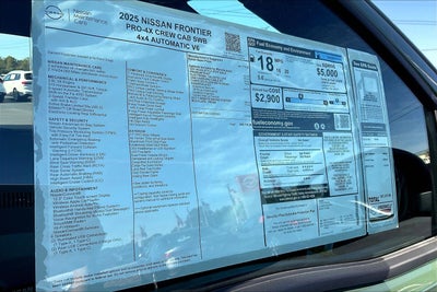 2025 Nissan Frontier PRO-4X