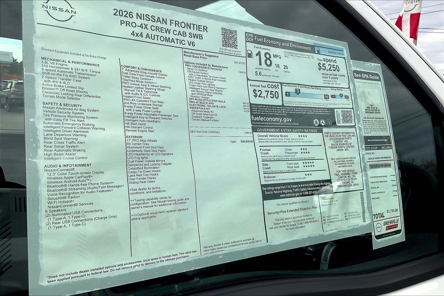 2026 Nissan Frontier PRO-4X