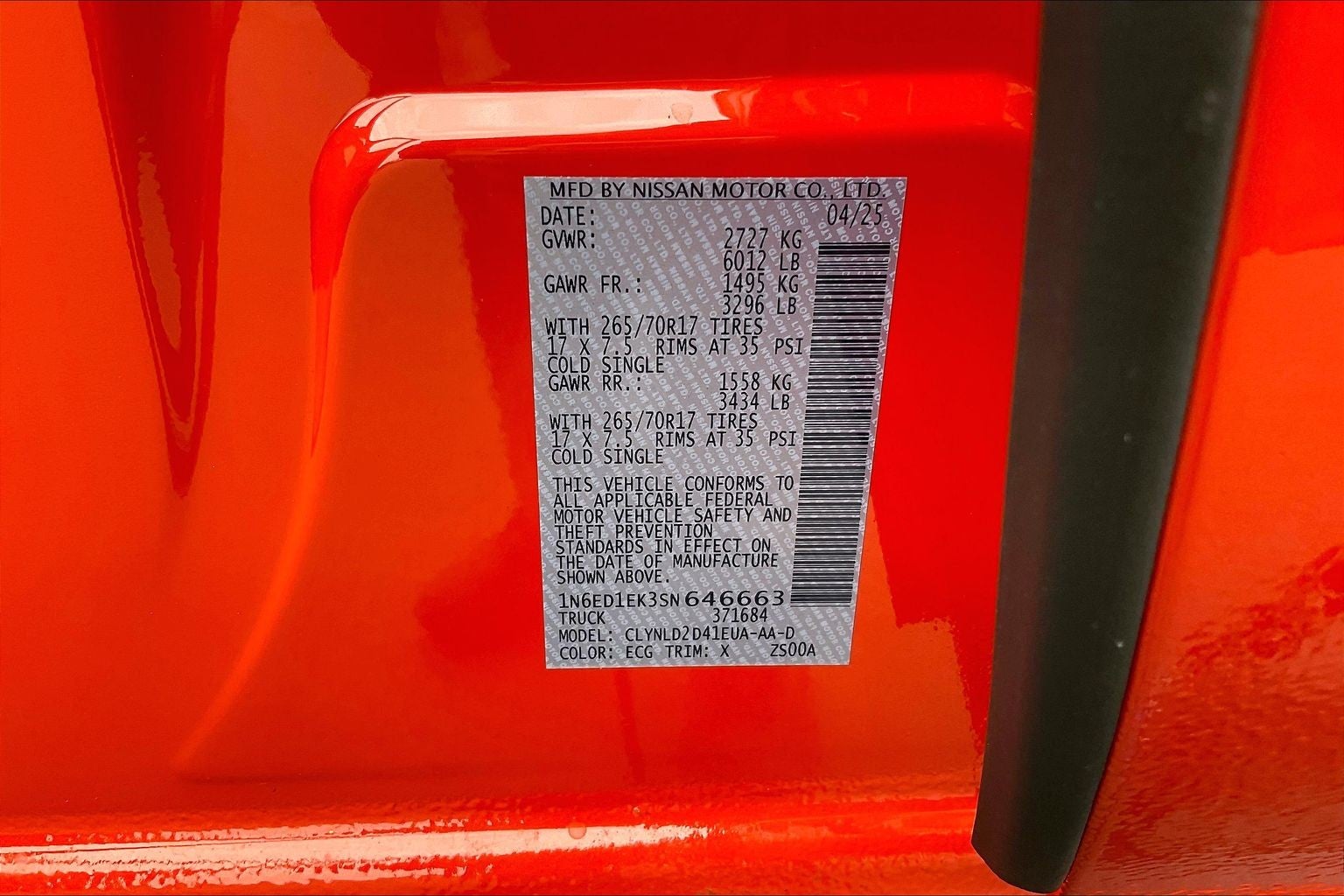 2025 Nissan Frontier PRO-4X