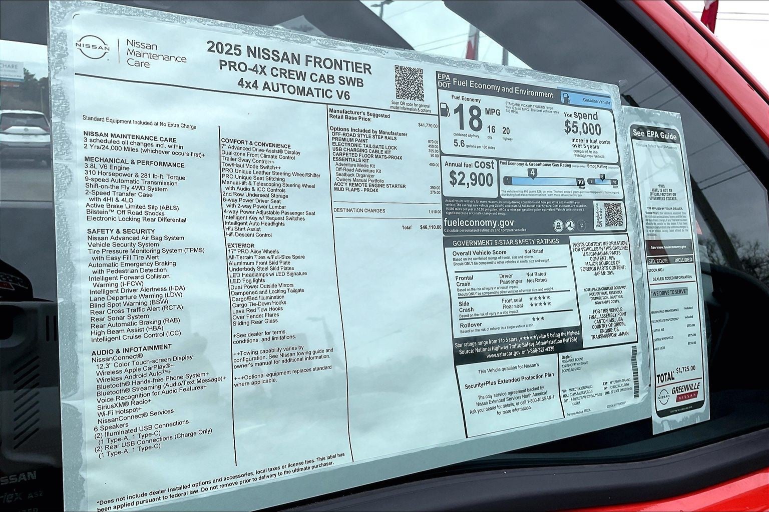2025 Nissan Frontier PRO-4X