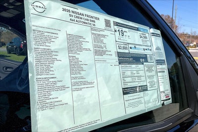 2026 Nissan Frontier SV