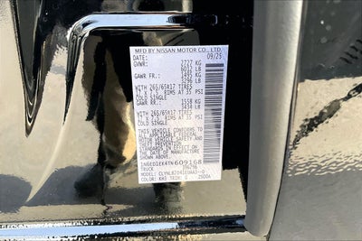 2026 Nissan Frontier SV