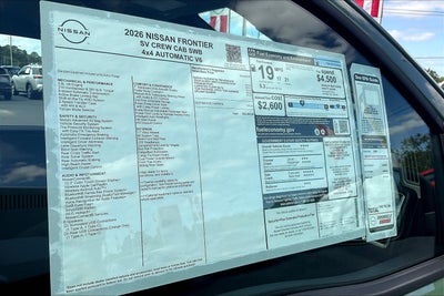 2026 Nissan Frontier SV