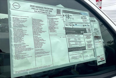 2026 Nissan Frontier PRO-4X