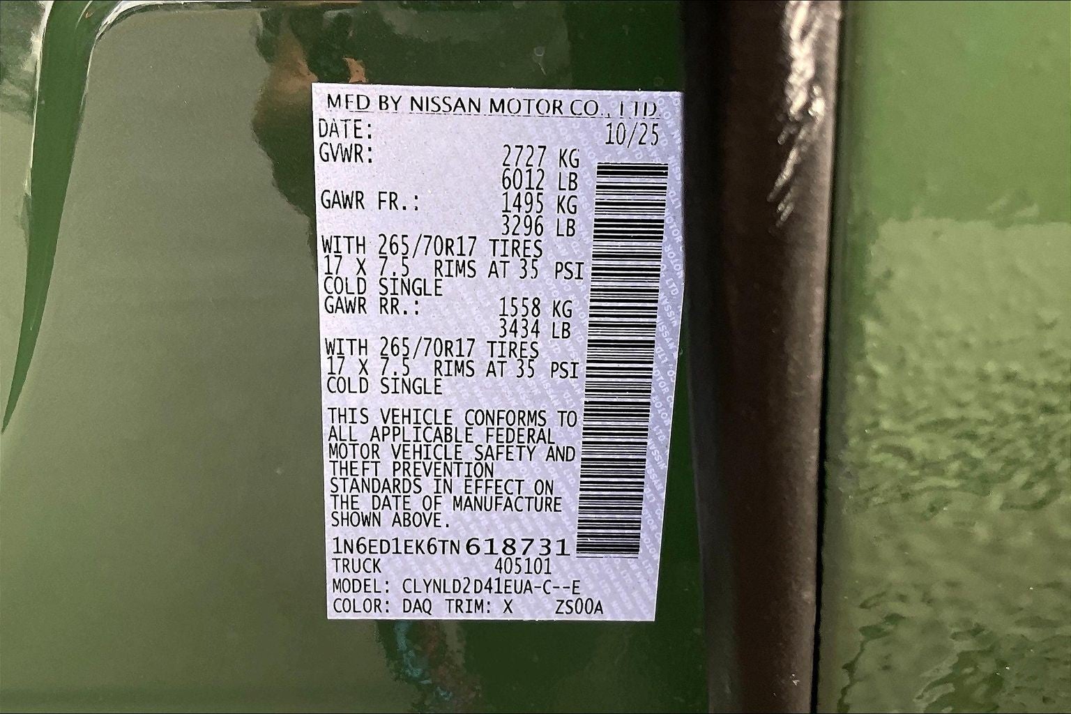 2026 Nissan Frontier PRO-4X