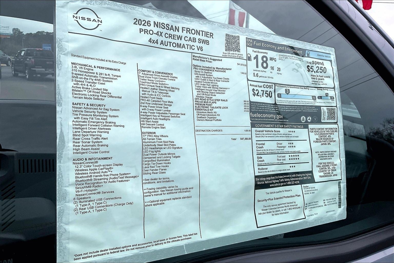 2026 Nissan Frontier PRO-4X