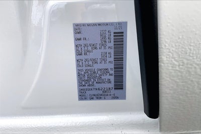 2026 Nissan Frontier SV