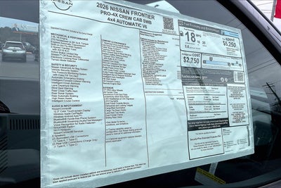 2026 Nissan Frontier PRO-4X