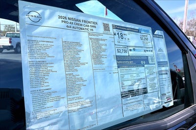 2026 Nissan Frontier PRO-4X