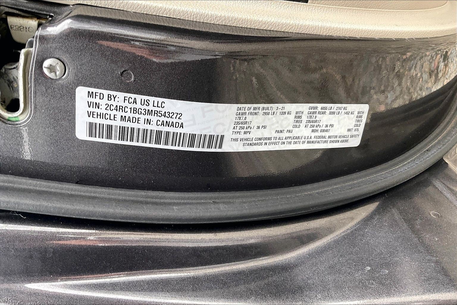 2021 Chrysler Pacifica Touring L