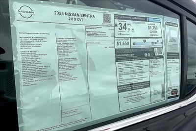 2025 Nissan Sentra S