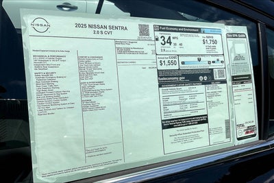 2025 Nissan Sentra S