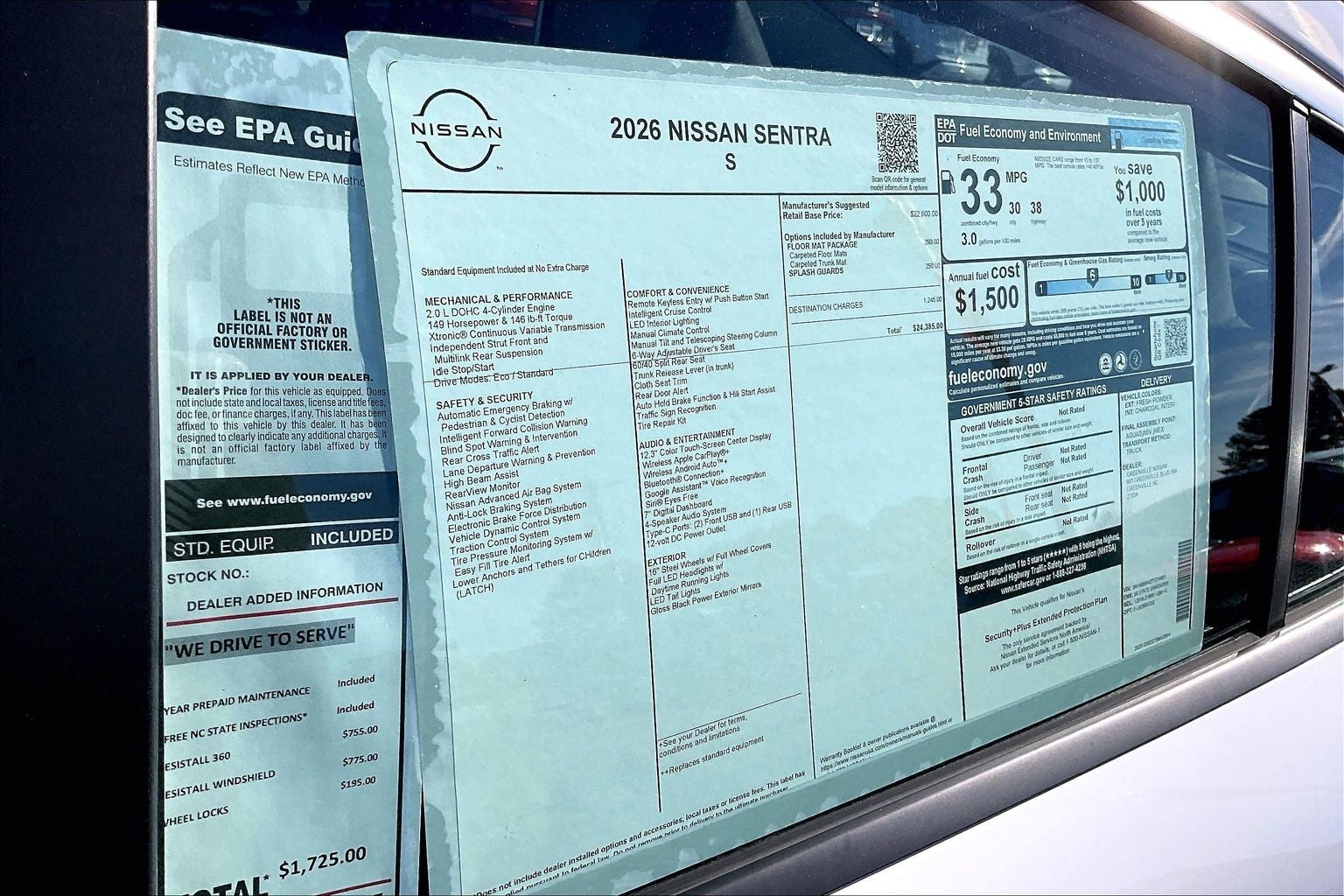 2026 Nissan Sentra S