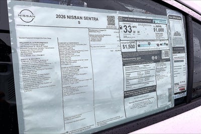 2026 Nissan Sentra S