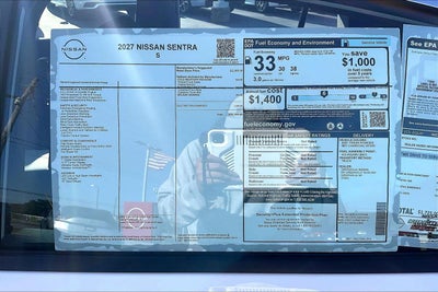 2027 Nissan Sentra S