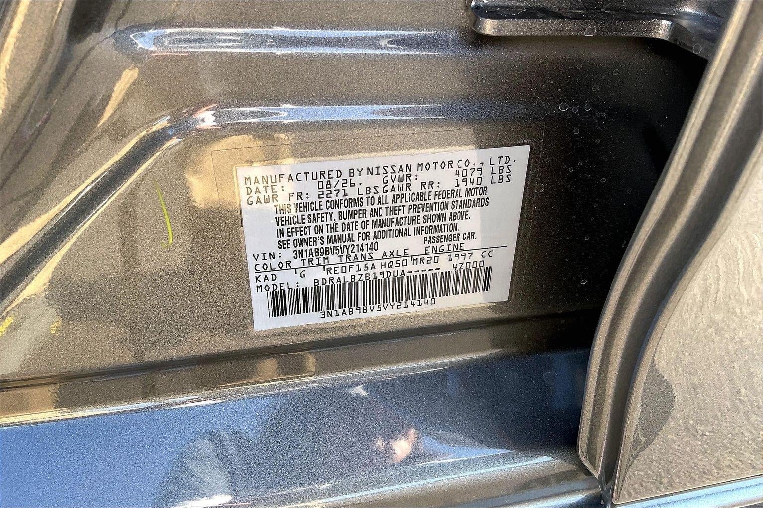 2027 Nissan Sentra S