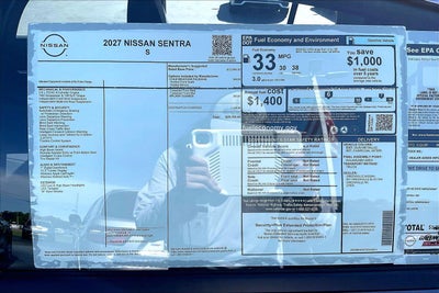2027 Nissan Sentra S