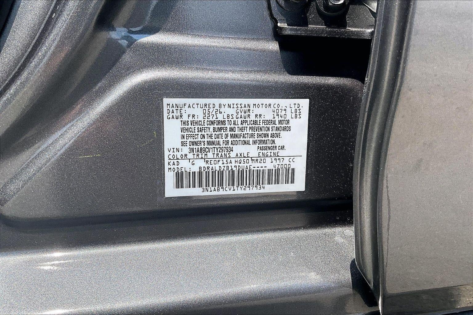 2026 Nissan Sentra SV