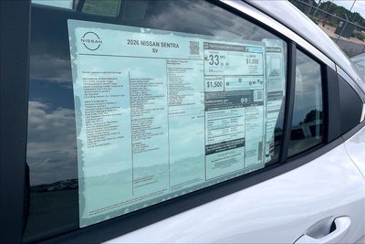 2026 Nissan Sentra SV