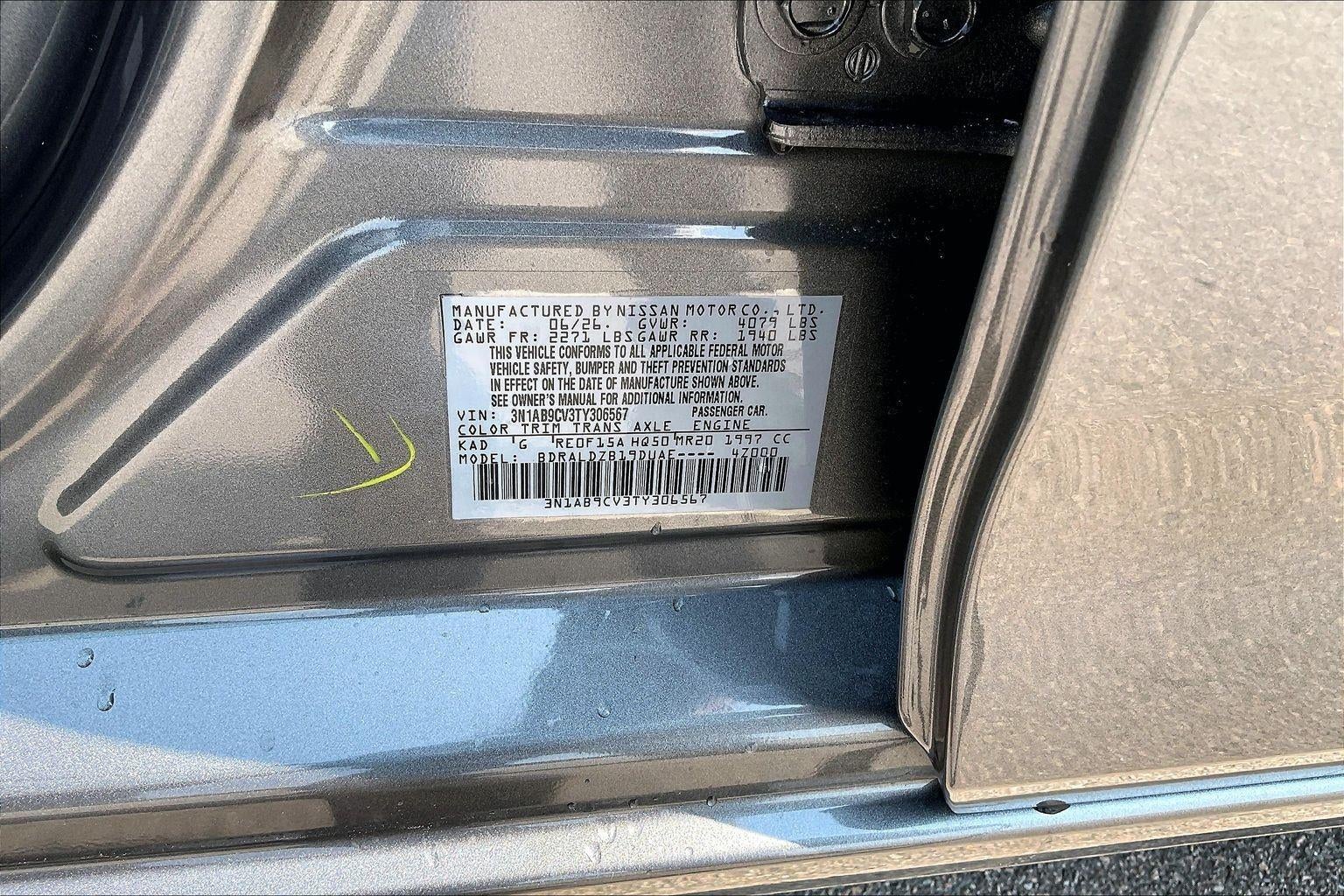 2026 Nissan Sentra SV