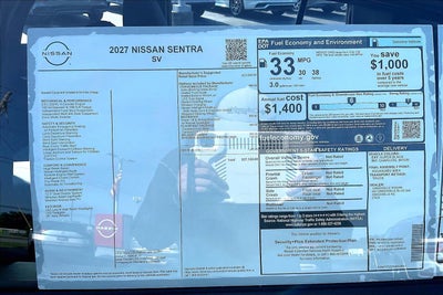 2027 Nissan Sentra SV
