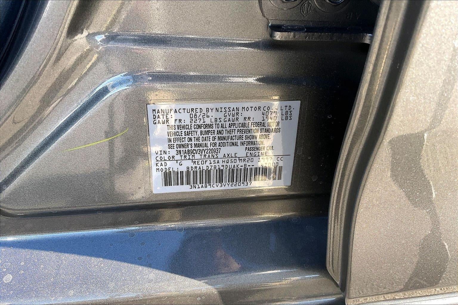 2027 Nissan Sentra SV
