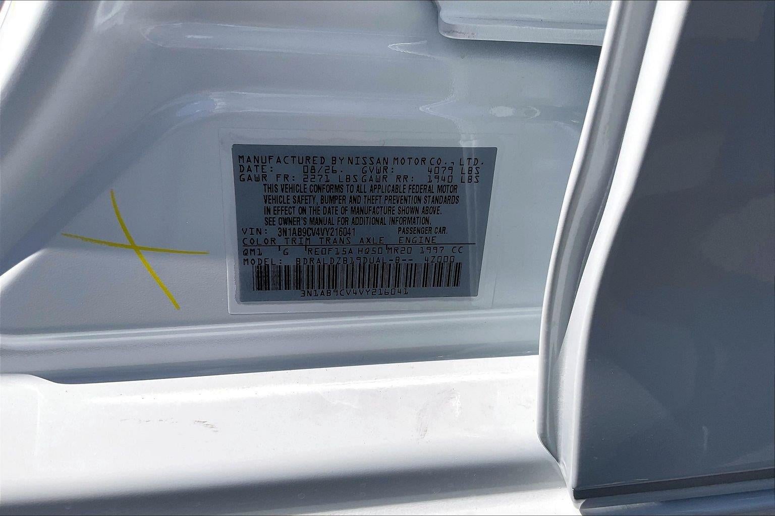 2027 Nissan Sentra SV