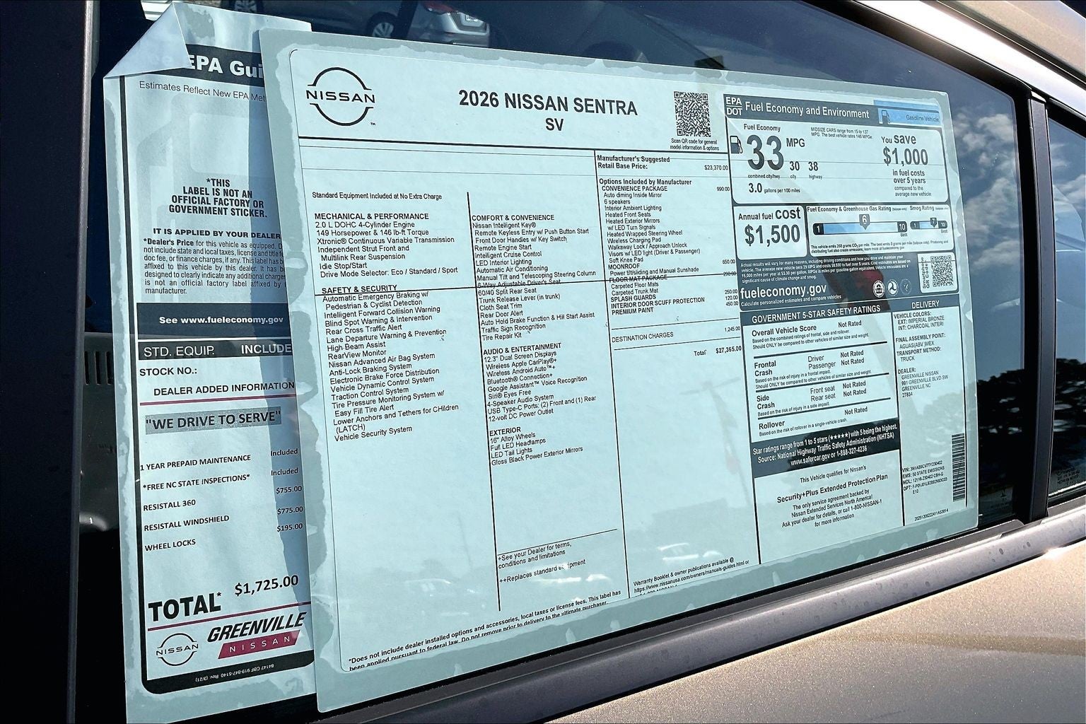 2026 Nissan Sentra SV