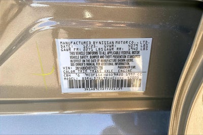 2026 Nissan Sentra SV