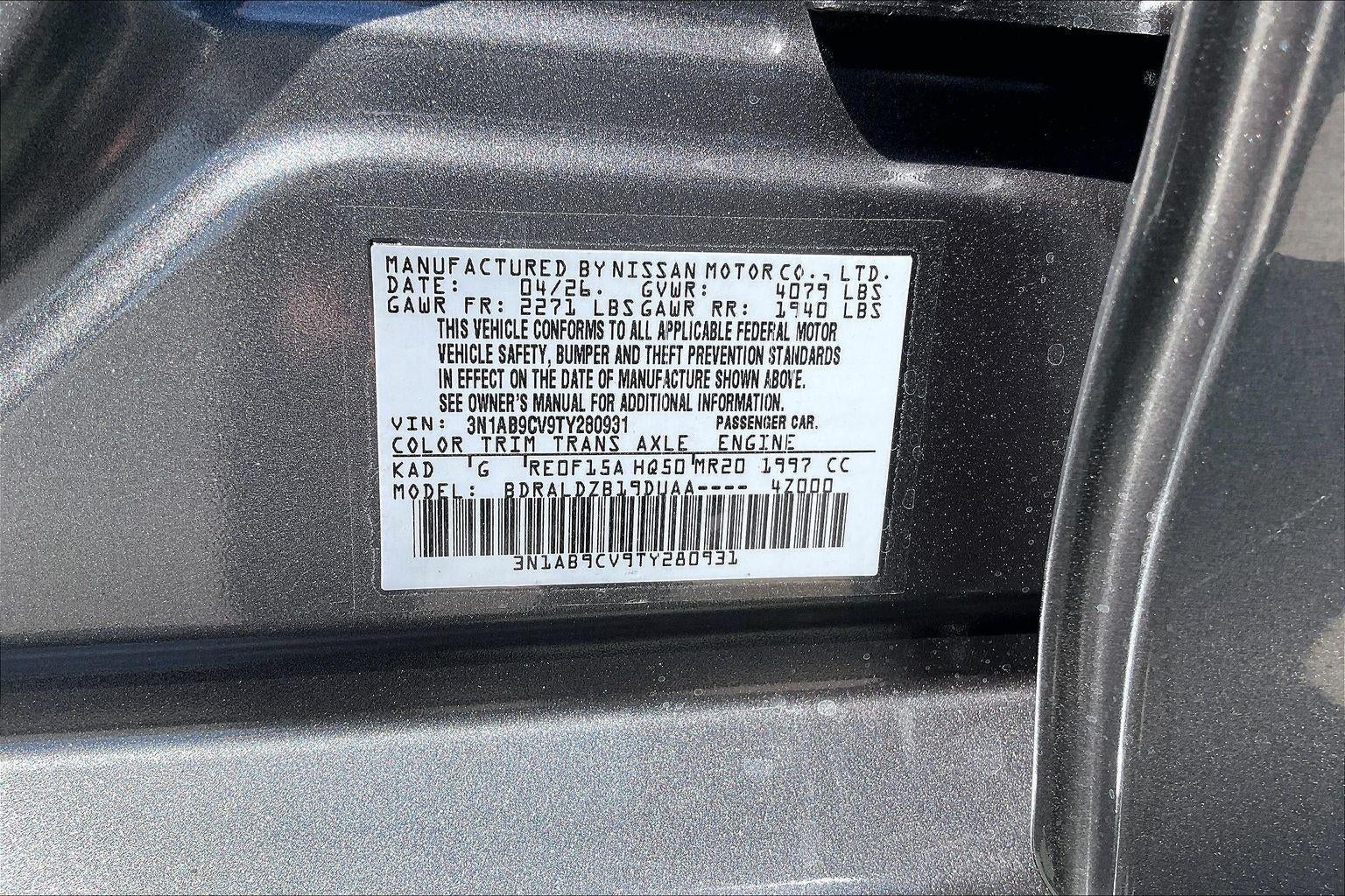 2026 Nissan Sentra SV