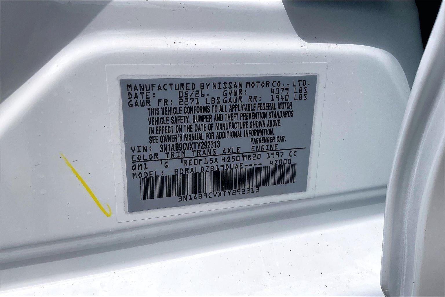 2026 Nissan Sentra SV