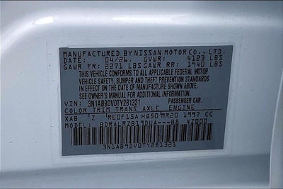 2026 Nissan Sentra SR
