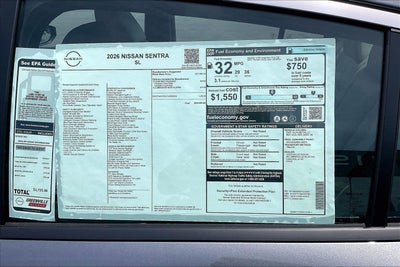 2026 Nissan Sentra SL