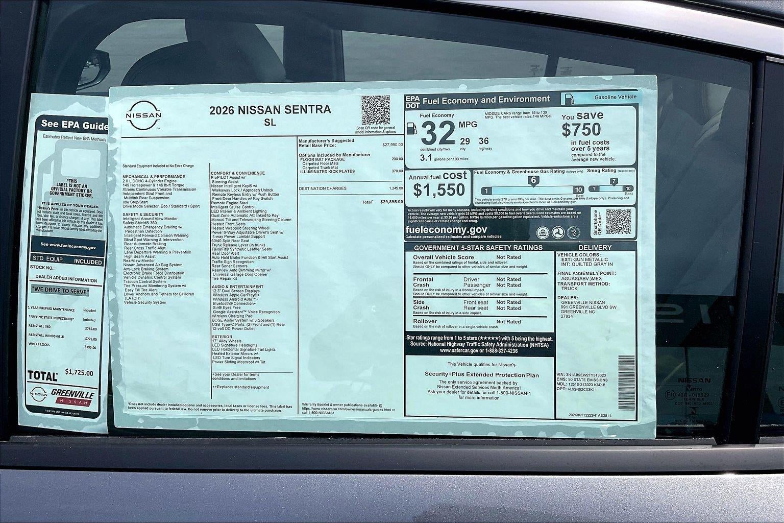 2026 Nissan Sentra SL