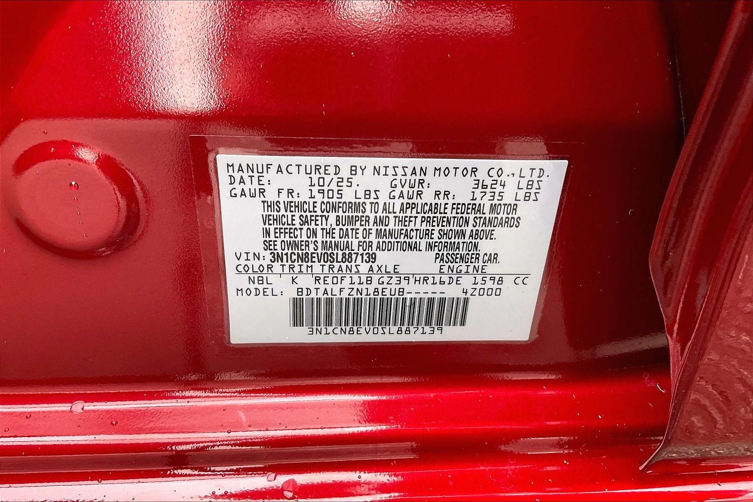 2025 Nissan Versa SV