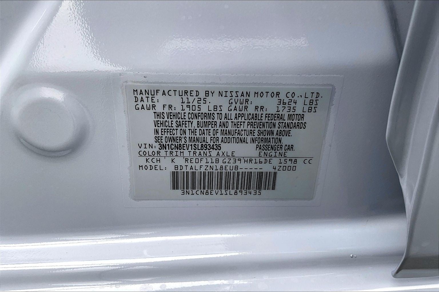 2025 Nissan Versa SV