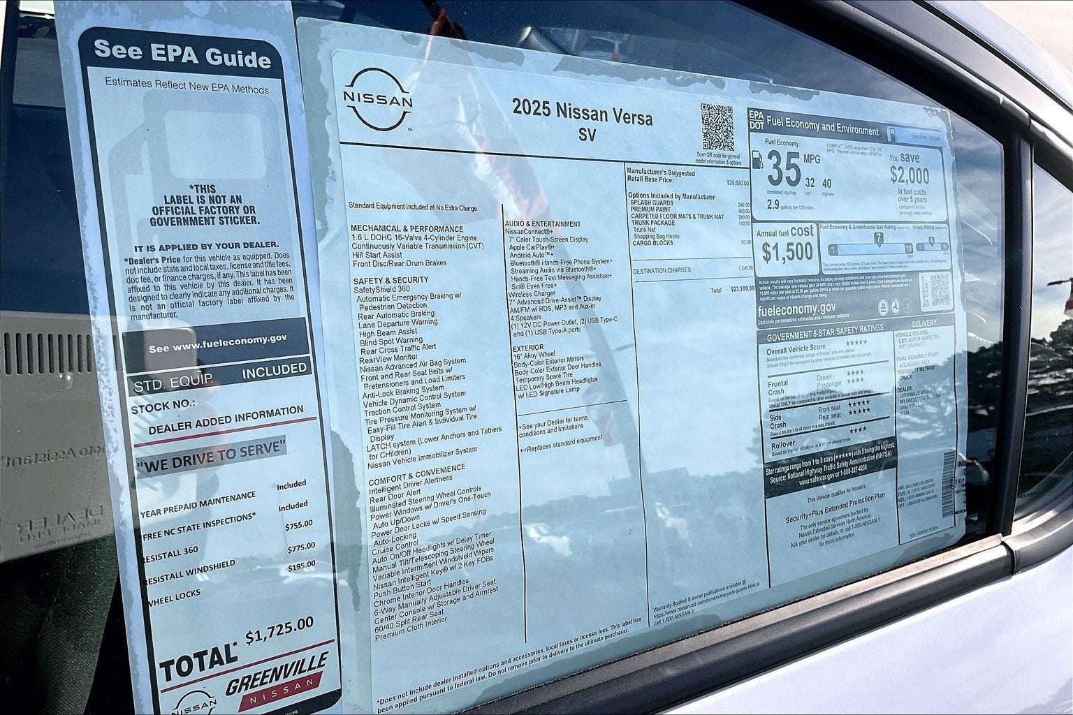 2025 Nissan Versa SV