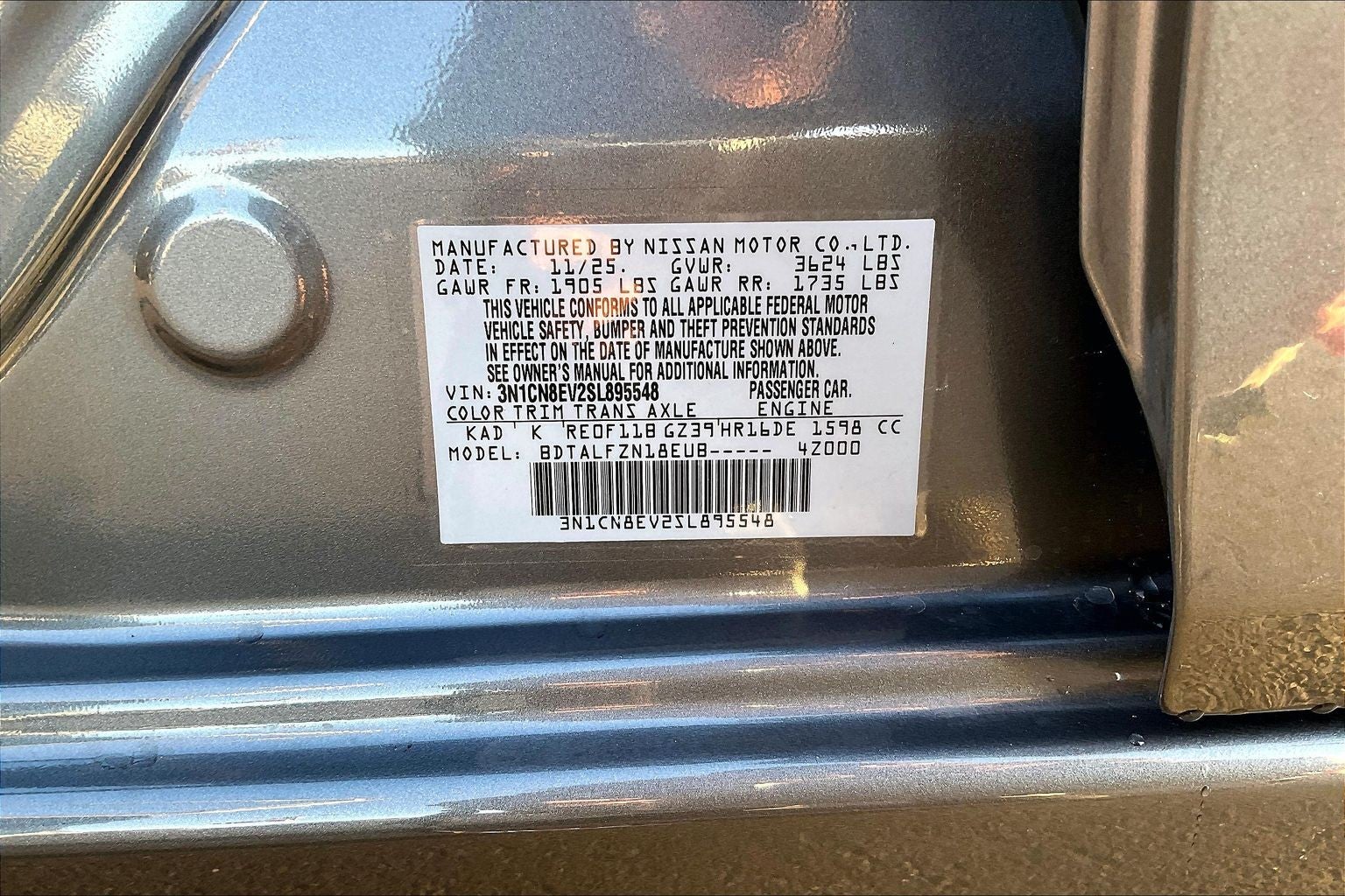 2025 Nissan Versa SV